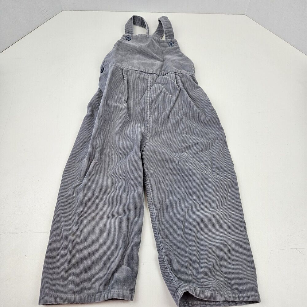 VINTAGE JC Penney Overall Suspender Pants Gray One Piece Size 3t Corduroy